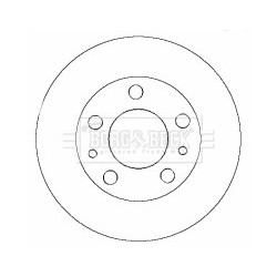 Brake Disc BORG & BECK BBD4415 OE Ref 42471034