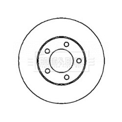 Brake Disc BORG & BECK BBD4418 OE Ref 04721820AC
