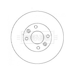 Brake Disc BORG & BECK BBD4429 OE Ref OK2FA33251