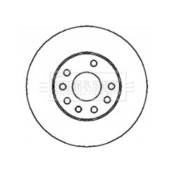 Brake Disc BORG & BECK BBD4436 OE Ref 1515083