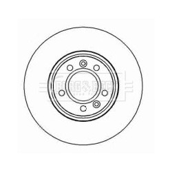 Brake Disc BORG & BECK BBD4443 OE Ref 4246.P7