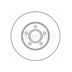 Brake Disc BORG & BECK BBD4451 OE Ref 1223665