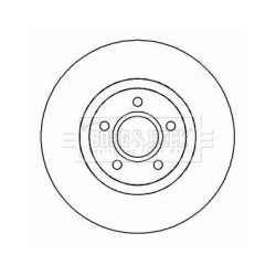 Brake Disc BORG & BECK BBD4452 OE Ref 1223666
