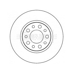 Brake Disc BORG & BECK BBD4515 OE Ref 51760273