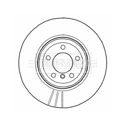 Brake Disc BORG & BECK BBD4574 OE Ref 34216864054