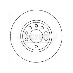 Brake Disc BORG & BECK BBD4580 OE Ref 55 69 026