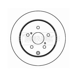 Brake Disc BORG & BECK BBD4602 OE Ref 424310F010