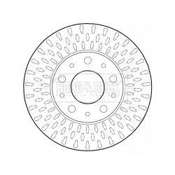 Brake Disc BORG & BECK BBD4608 OE Ref 424928