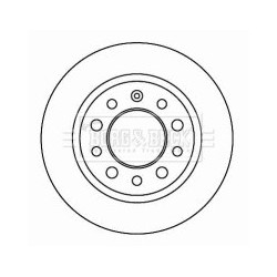 Brake Disc BORG & BECK BBD4625 OE Ref 58412C000