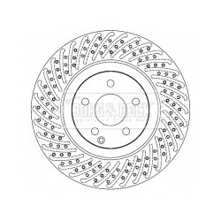 Brake Disc BORG & BECK BBD4628 BORG & BECK