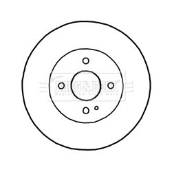 Brake Disc BORG & BECK BBD4650 OE Ref N06Y26251A