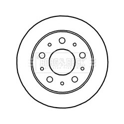Brake Disc BORG & BECK BBD4668 OE Ref 4249K8