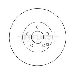 Brake Disc BORG & BECK BBD4678 OE Ref 230421041264