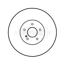 Brake Disc BORG & BECK BBD4679 OE Ref A2304230812