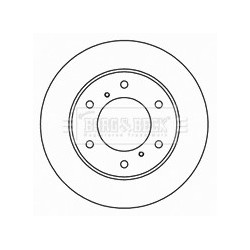 Brake Disc BORG & BECK BBD4692 OE Ref 6000611049