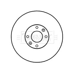 Brake Disc BORG & BECK BBD4717 OE Ref 4249 81
