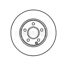 Brake Disc BORG & BECK BBD4721 OE Ref 000421191207