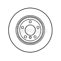 Brake Disc BORG & BECK BBD4726 OE Ref 34216793247