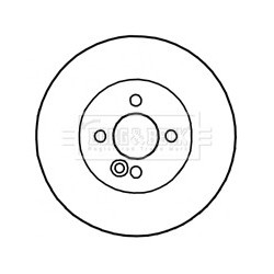 Brake Disc BORG & BECK BBD4732 OE Ref 34116858651