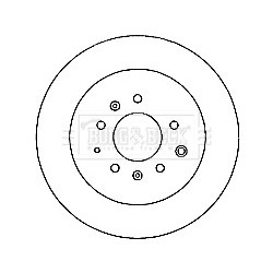 Brake Disc BORG & BECK BBD4739 OE Ref L20626251A