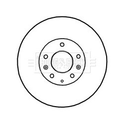 Brake Disc BORG & BECK BBD4751 OE Ref G33Y3325X