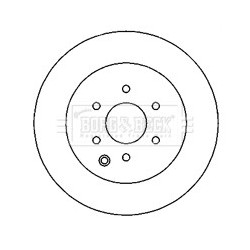 Brake Disc BORG & BECK BBD4770 OE Ref 43206EB30A