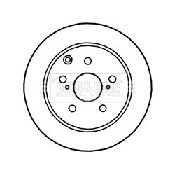 Brake Disc BORG & BECK BBD4771 OE Ref 42431YZZAB