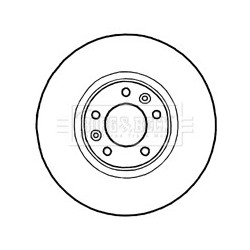 Brake Disc BORG & BECK BBD4775 OE Ref 424911