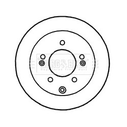 Brake Disc BORG & BECK BBD4795 OE Ref S1010631900