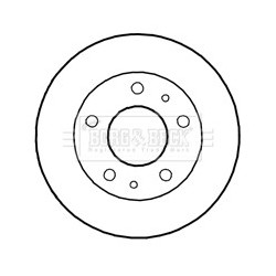 Brake Disc BORG & BECK BBD4802 OE Ref 46806234