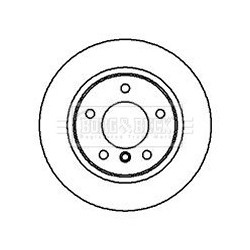 Brake Disc BORG & BECK BBD4953 OE Ref 1 162 289