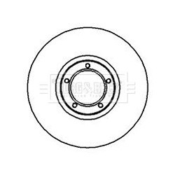 Brake Disc BORG & BECK BBD4969 OE Ref 5025611