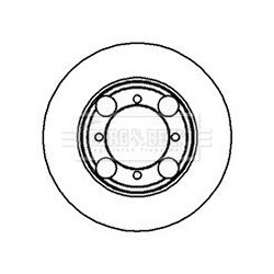 Brake Disc BORG & BECK BBD4989 OE Ref 5171228300