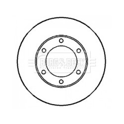 Brake Disc BORG & BECK BBD5029 OE Ref 602550