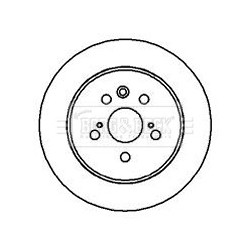 Brake Disc BORG & BECK BBD5031 OE Ref 4243120160