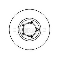 Brake Disc BORG & BECK BBD5079 OE Ref 5025610