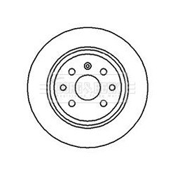 Brake Disc BORG & BECK BBD5083 OE Ref 569209