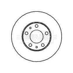 Brake Disc BORG & BECK BBD5094 OE Ref 4249 26
