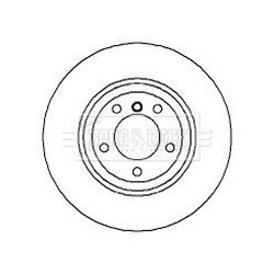 Brake Disc BORG & BECK BBD5119 OE Ref 34101166071