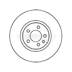 Brake Disc BORG & BECK BBD5121 OE Ref 1108038