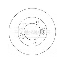Brake Disc BORG & BECK BBD5132 OE Ref 517123
