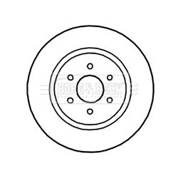 Brake Disc BORG & BECK BBD5145 OE Ref 402065X00A