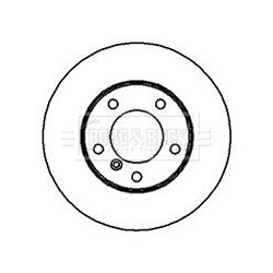 Brake Disc BORG & BECK BBD5149 OE Ref 460 421 0112
