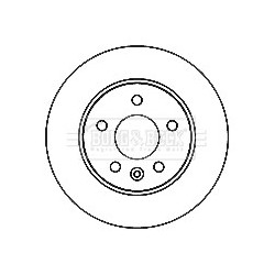 Brake Disc BORG & BECK BBD5157 OE Ref A638 421 04 12