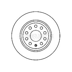 Brake Disc BORG & BECK BBD5167 OE Ref 1K0 615 601 M