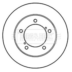 Brake Disc BORG & BECK BBD5219 OE Ref 55211-65D10-000