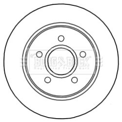 Brake Disc BORG & BECK BBD5241 OE Ref 1934070