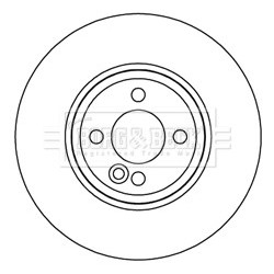Brake Disc BORG & BECK BBD5247 OE Ref 34116777826 BORG & BECK