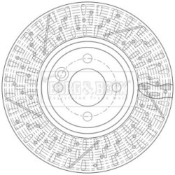 Brake Disc BORG & BECK BBD5247 OE Ref 34116777826 BORG & BECK