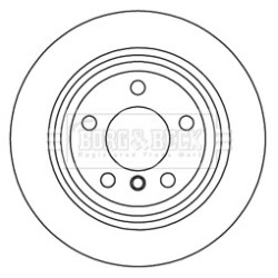 Brake Disc BORG & BECK BBD5259 OE Ref 34216797344